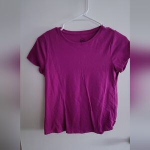 Wonder Nation Fuchsia Short Sleeve Tee Kids 14/16